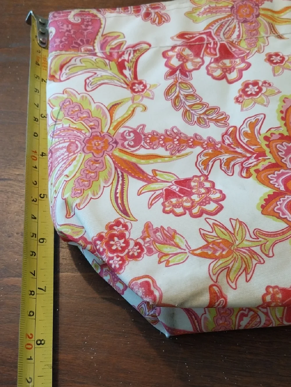 Scout Pink and Yellow PLASTIC Floral Cosmetic Bag - Scout